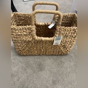 Straw Tote Handbag - A New Day™ Natural